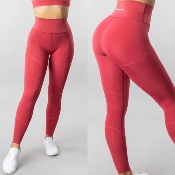 Alphalete Cherry Ice OG Revival Seamless Compression Leggings - Picture 1 of 7